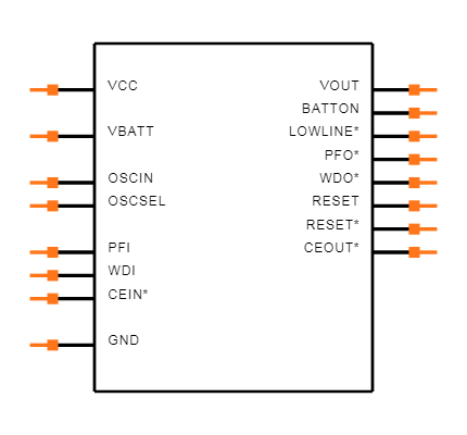 ADM691ANZ Symbol
