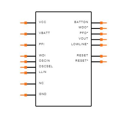 ADM696ARZ Symbol