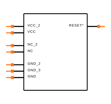 ADM698AN Symbol