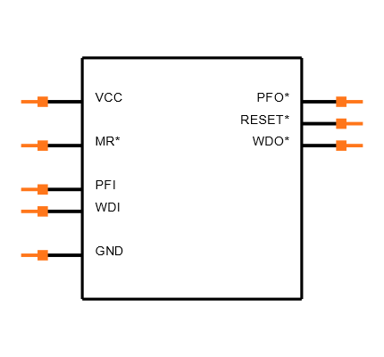 ADM706TAR Symbol
