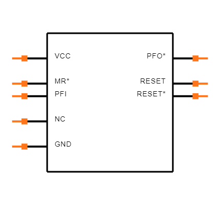 ADM708ANZ Symbol