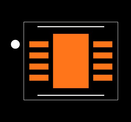 ADM7172ACPZ-5.0-R7 Footprint