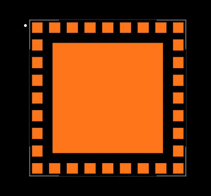 ADMV8052ACCZ Footprint