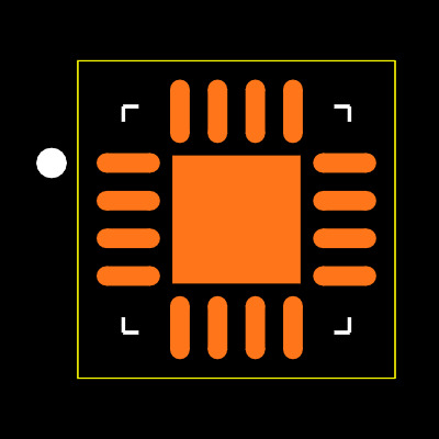 ADP1763ACPZ-0.9-R7 Footprint