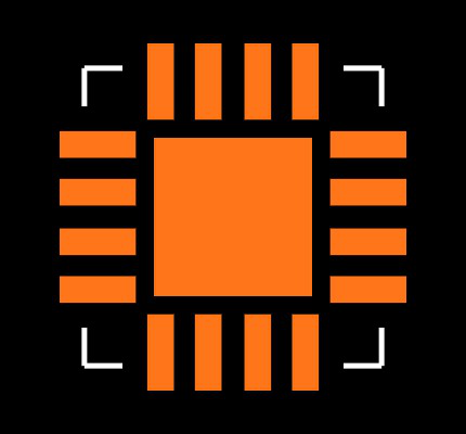 ADP2105ACPZ-1.2-R7 Footprint