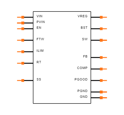 ADP2389ACPZ-R7 Symbol