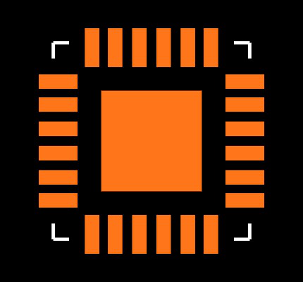 ADP5023ACPZ-1-R7 Footprint