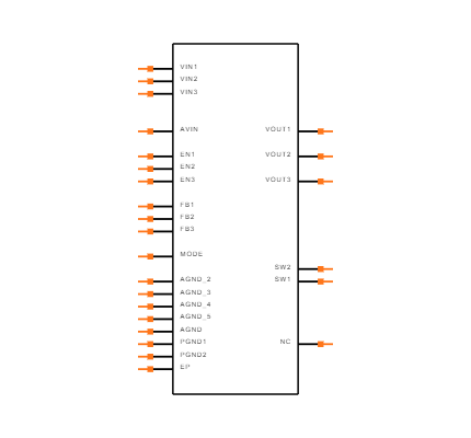 ADP5023ACPZ-1-R7 Symbol