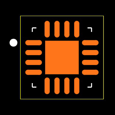 ADP5585ACPZ-00-R7 Footprint