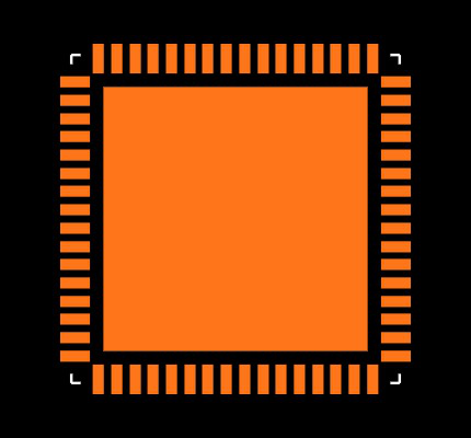 ADSP-BF592BCPZ-2 Footprint