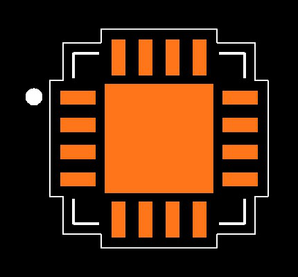 ADT7420UCPZ-RL7 Footprint