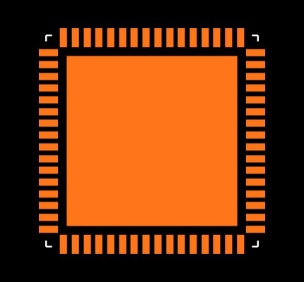 ADUC7025BCPZ62-RL Footprint