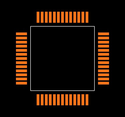 ADUC832BSZ Footprint