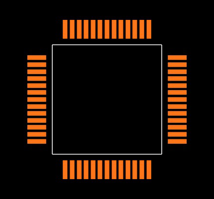 ADUC848BSZ8-3 Footprint
