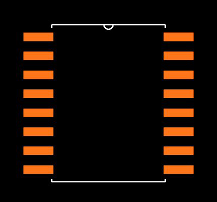ADUM1233BRWZ-RL Footprint