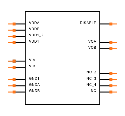 ADUM1233BRWZ-RL Symbol
