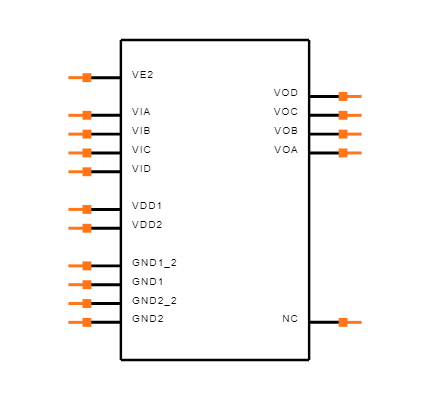 ADUM2400CRWZ-RL Symbol