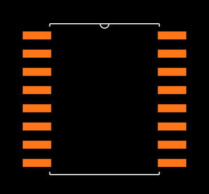 ADUM3402BRWZ Footprint