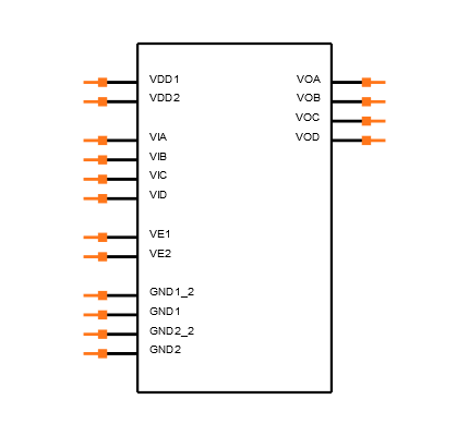 ADUM3402BRWZ Symbol