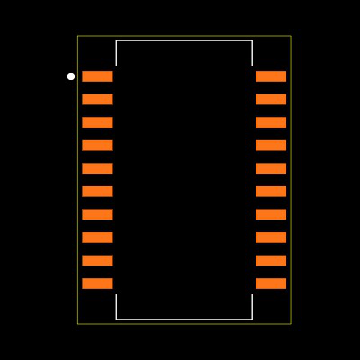 ADUM4165BRIZ-RL Footprint
