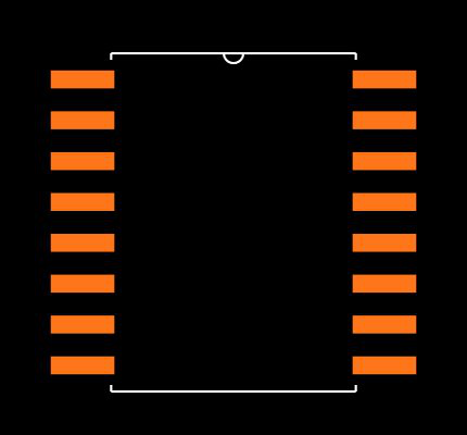 ADUM5401WCRWZ-1 Footprint