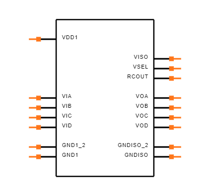 ADUM5402ARWZ Symbol