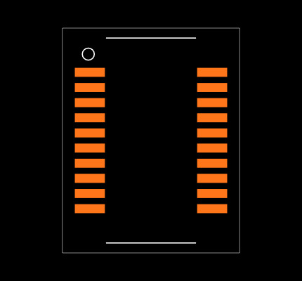 ADUM7640CRQZ-RL7 Footprint