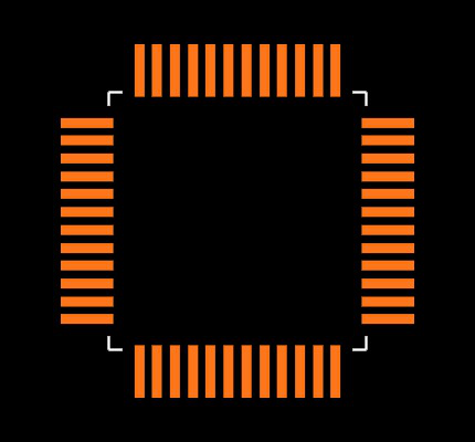 ADV7120KSTZ30 Footprint