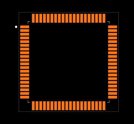 ADV7188BSTZ Footprint