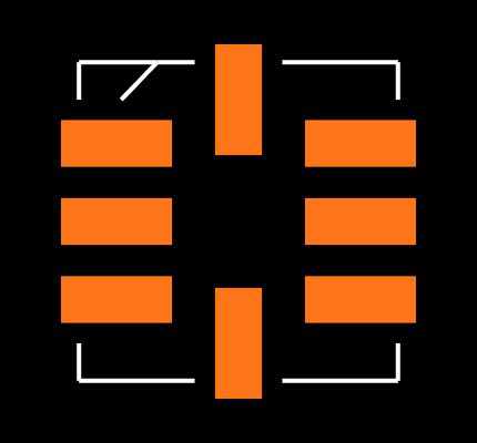 ADXL212AEZ Footprint