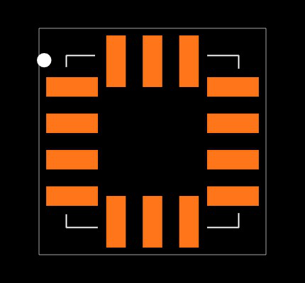 ADXL355B Footprint