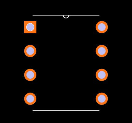 DAC8043AFPZ Footprint