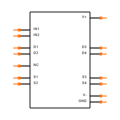 DG307ACJ+ Symbol