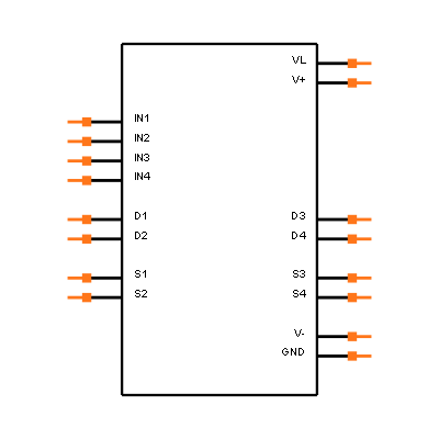 DG413FEUE+ Symbol