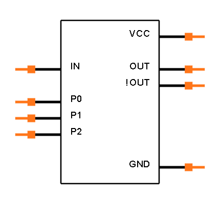 DS1040Z-75+ Symbol
