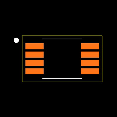 DS1050U-001+ Footprint