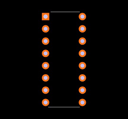DS1305N Footprint