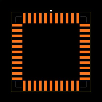 DS80C323-QND+ Footprint