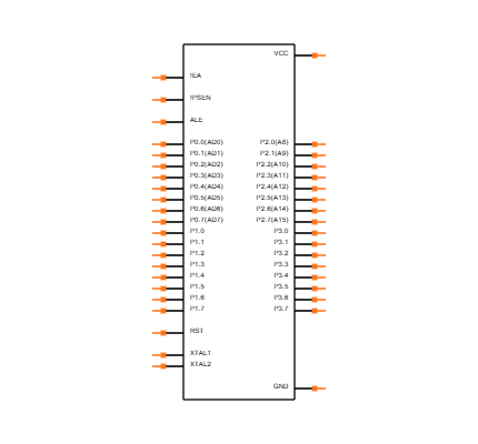 DS87C520-MNL+ Symbol