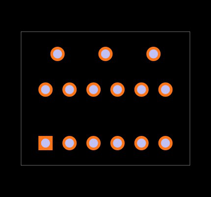 EVAL-ADXRS645Z Footprint