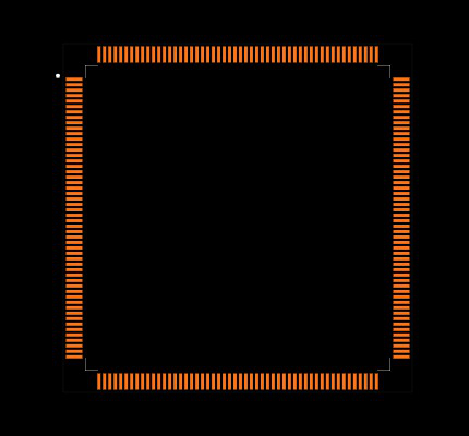 FIDO1100PQF208IR1 Footprint