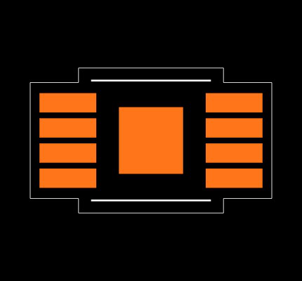 HMC438MS8G Footprint