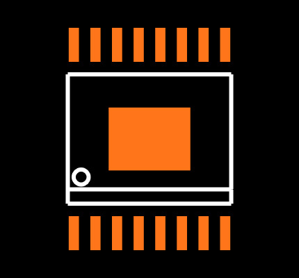 HMC439QS16GETR Footprint