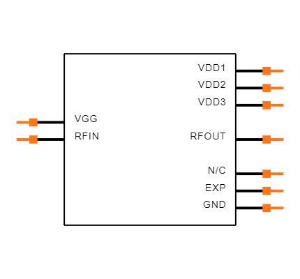 HMC499LC4 Symbol