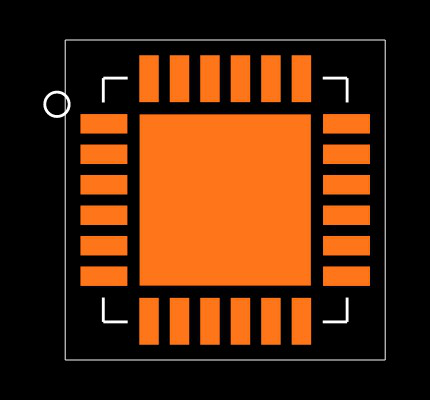 HMC587LC4BTR Footprint