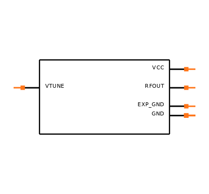 HMC587LC4BTR Symbol