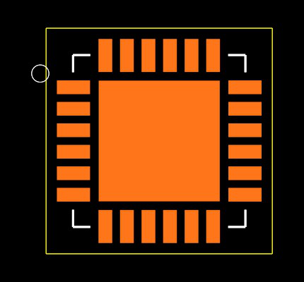 HMC733LC4B Footprint