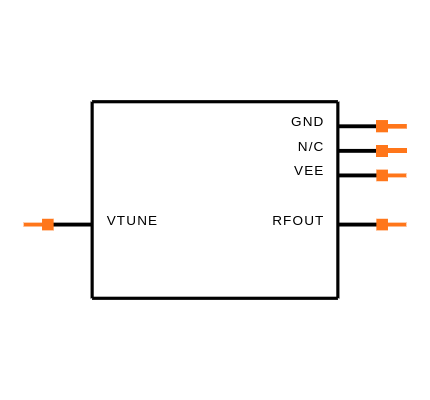 HMC733LC4B Symbol