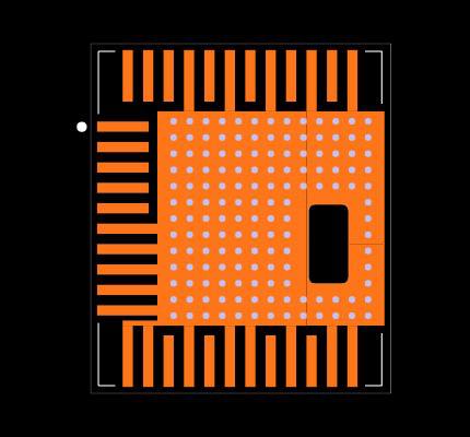 HMC8326LG Footprint