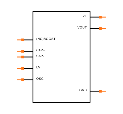 ICL7665AESA+T Symbol